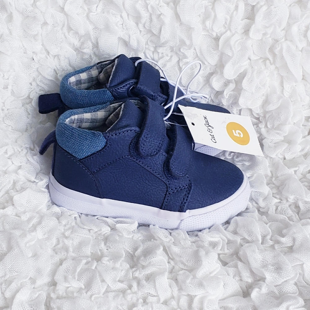 🆕️ Baby Boy High Top Shoes Size 5 - Picture 3 of 5